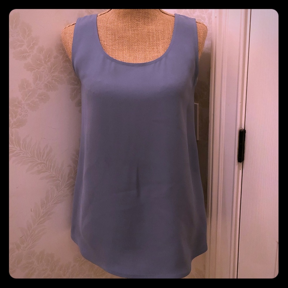Lafayette 148 powder blue cami